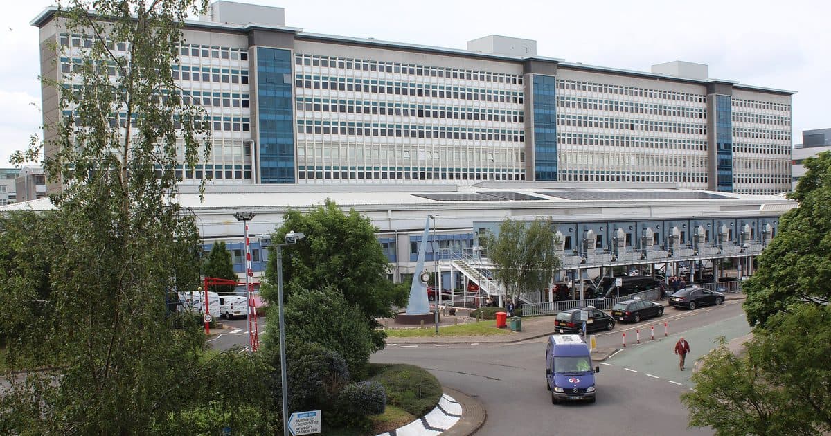 University Hospital of Wales at Cardiff University's Heath Park campus, Cardiff