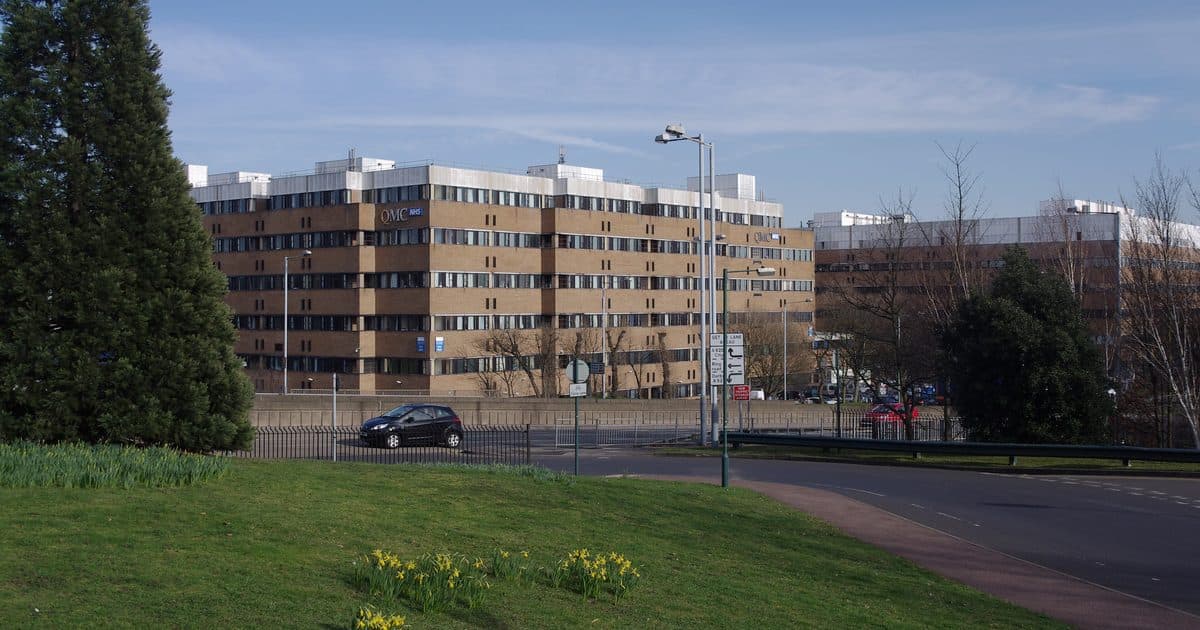 Queen's Medical Centre in Nottingham, the teaching hospital beside the University of Nottingham's University Park campus