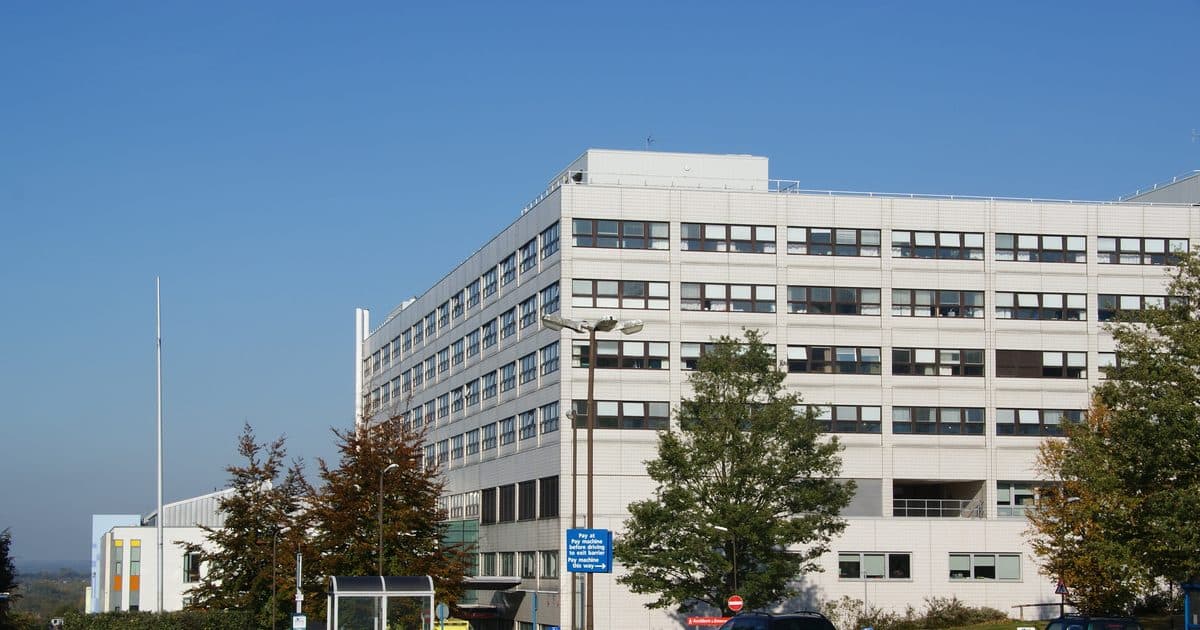 Main block of the John Radcliffe Hospital in Headington, Oxford, the University of Oxford's principal teaching hospital