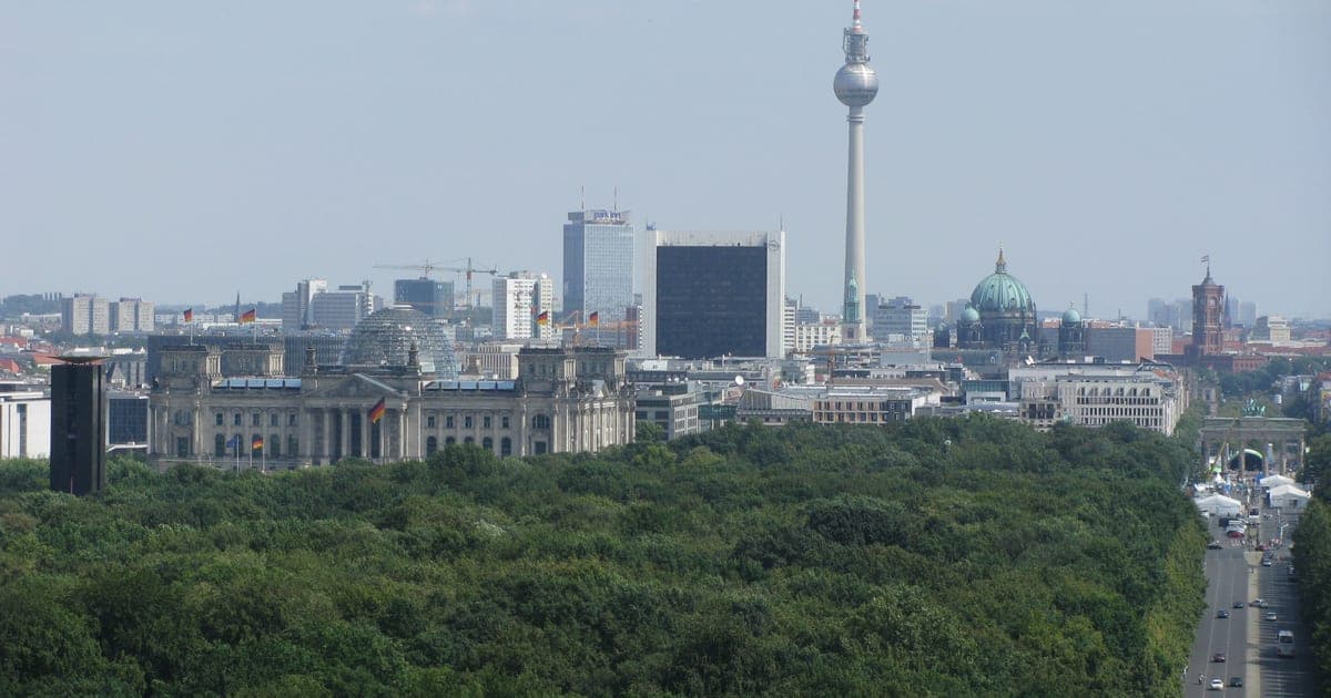 Berlin skyline: studying medicine in the UK from Europe after Brexit, fee status for EU students, UCAT and UK medical school requirements for the Abitur and Baccalauréat