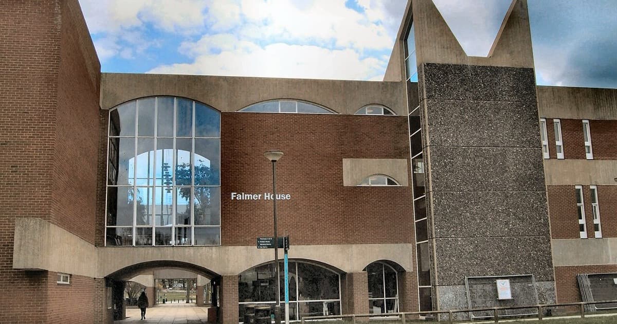 Falmer House, University of Sussex by Paul Gillett