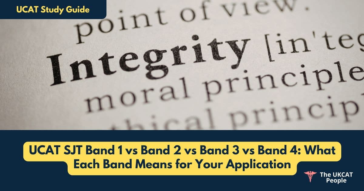 UCAT SJT Band 1 vs Band 2 vs Band 3 vs Band 4: What Each Band Means for Your Application