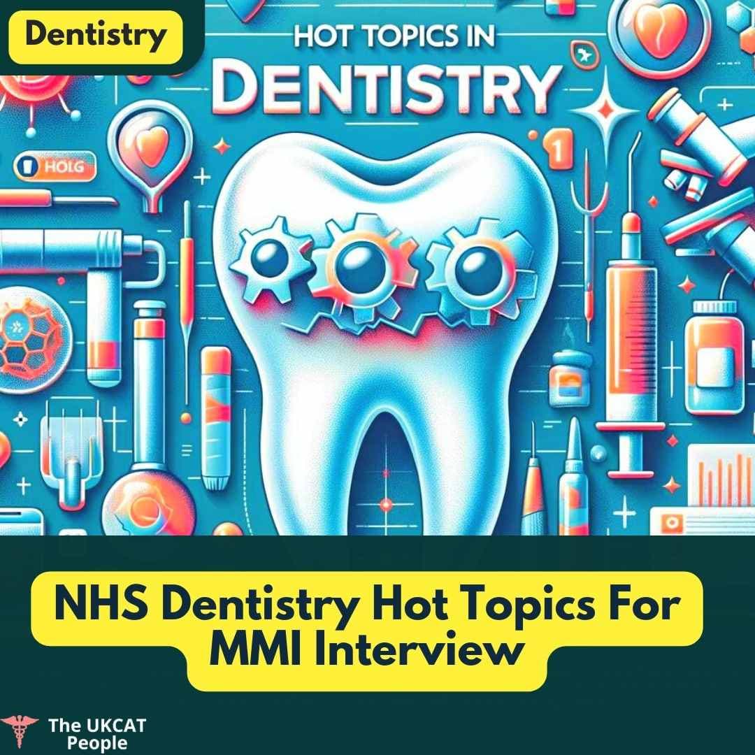 A guide to the current NHS dentistry hot topics that dental school applicants should prepare for at interview.